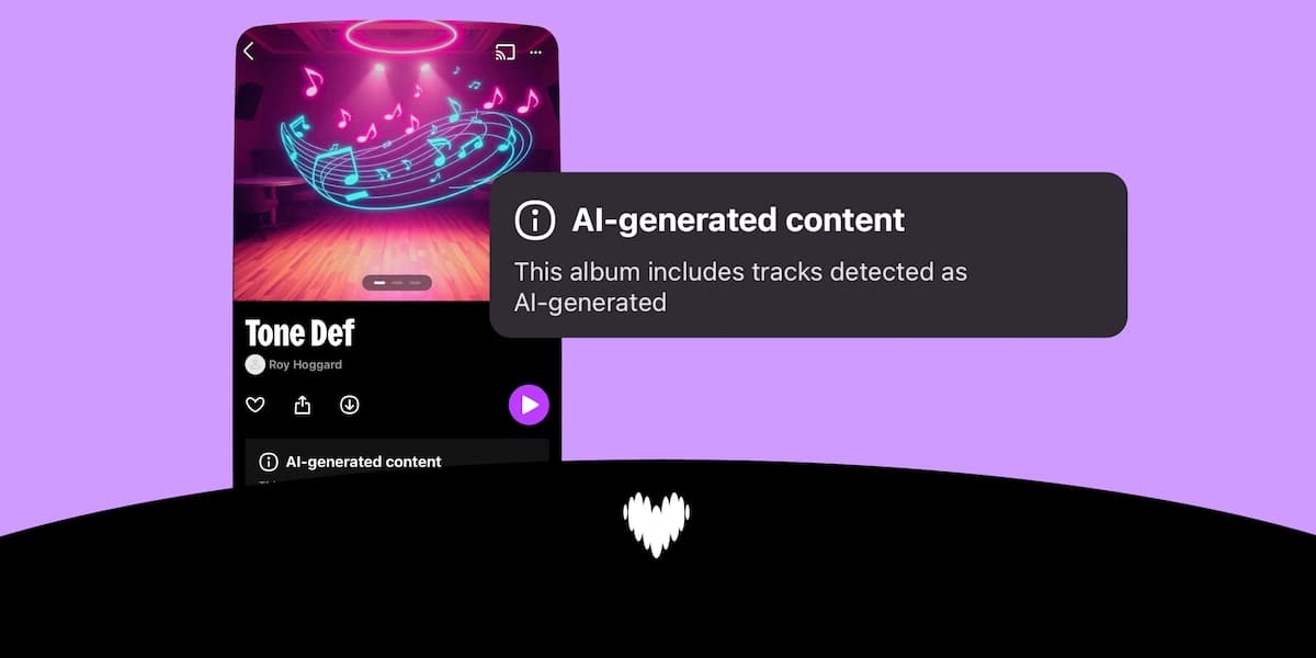 Mais de 50% dos uploads diários de música no Deezer agora são gerados por IA