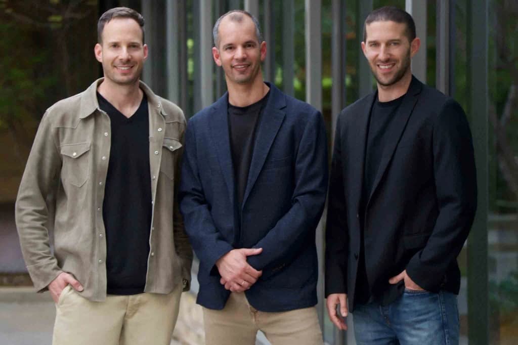 Cofundadores da startup Glow: Roi Tiger, Omer Singer e Ophir Arie