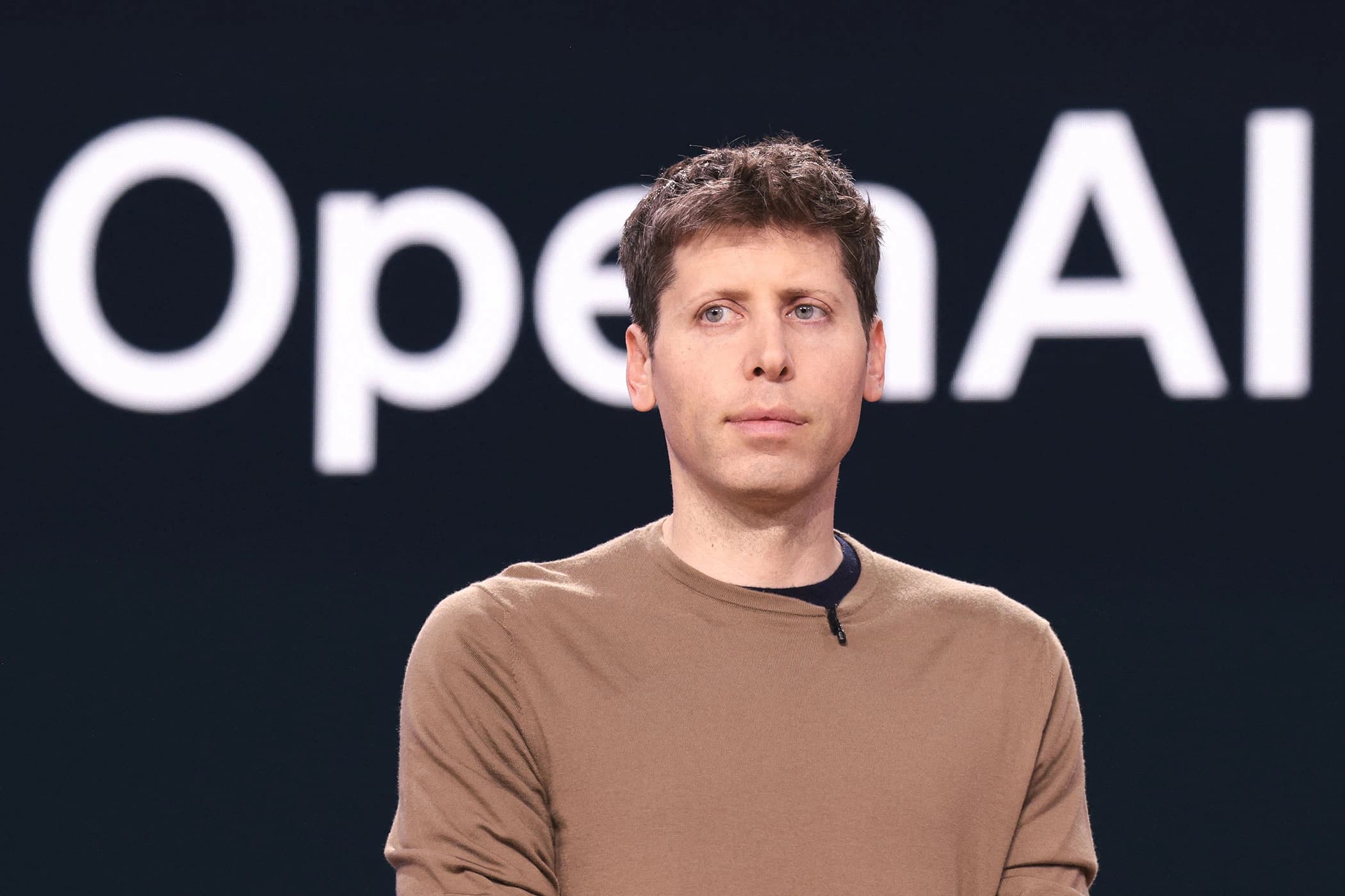 CEO da OpenAI Sam Altman na conferência Microsoft Build 2024