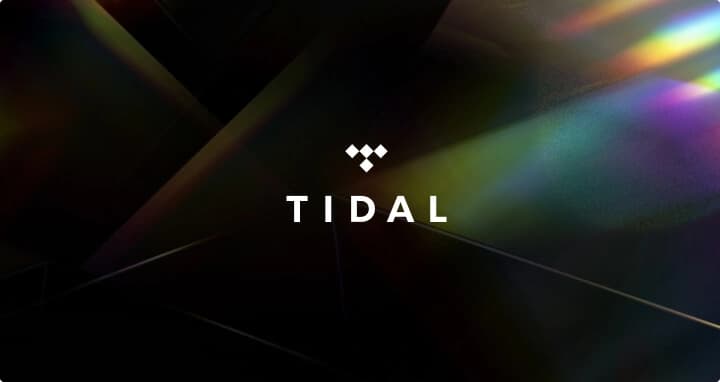 Logo e identidade visual da plataforma de streaming TIDAL