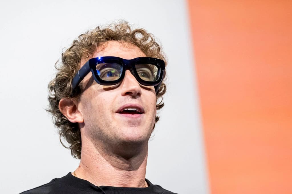 Mark Zuckerberg durante apresentação de produto Meta