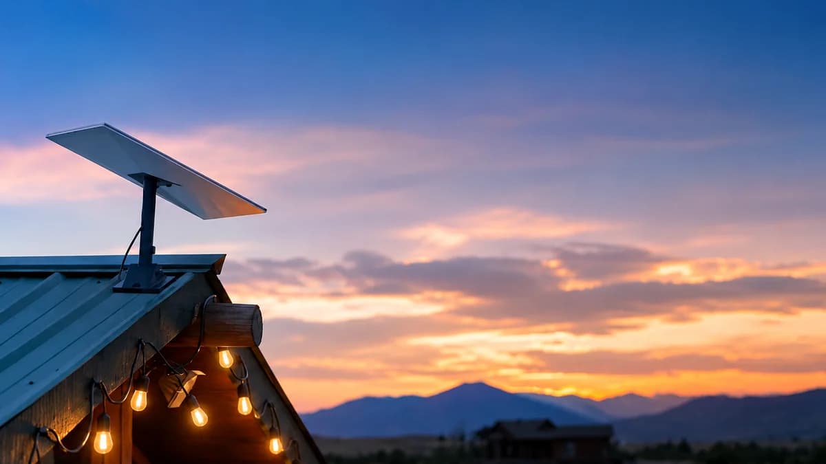 Antenas Starlink que serao transformadas em torres de celular