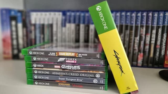 Coleção de jogos físicos Xbox