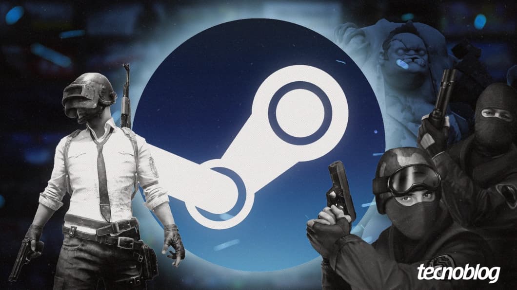 Interface da Steam usada para ilustrar a ferramenta Lepton e jogos de Android no Linux